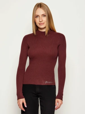 GUESS Półgolf JULIA | Slim Fit | z dodatkiem wełny i kaszmiru
