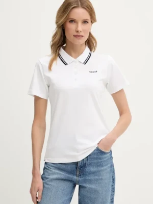 Guess polo AMARYLLIS damski kolor biały V5GP06 KCOK1
