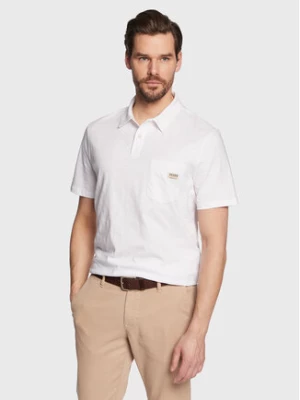 Guess Polo Criofan M3RP19 KBL31 Biały Regular Fit