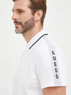 Zdjęcie produktu Guess polo ES SS PAUL męski kolor biały z aplikacją M2YP25 KARS0