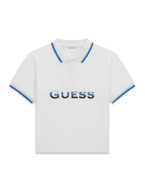 Guess Polo L6GP00 KADZ4 Biały Relaxed Fit