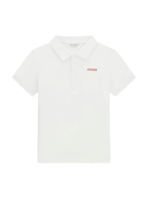 Guess Polo L6YP04 K3999 Biały Regular Fit