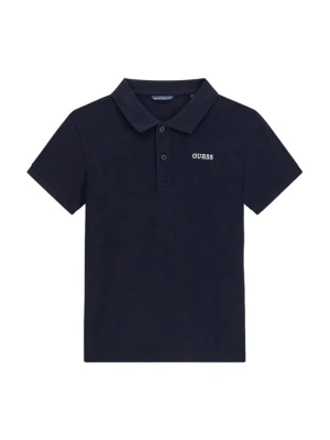 Guess Polo L6YP04 K3999 Granatowy Regular Fit