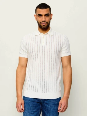 GUESS Polo LONNY | Regular Fit biały