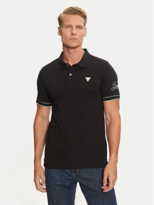 Guess Polo M4BP60 K7O64 Czarny Slim Fit