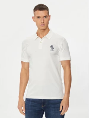 Guess Polo M4YP66 J1314 Écru Slim Fit