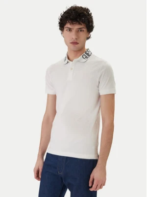 Guess Polo M6GP66 K3070 Biały Slim Fit