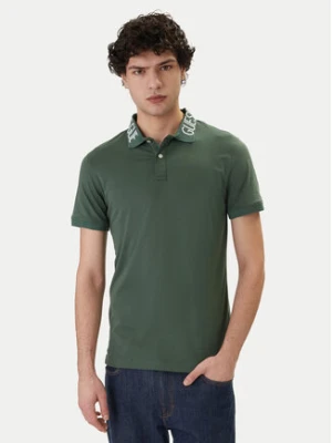 Guess Polo M6GP66 K3070 Zielony Slim Fit