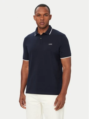 Guess Polo M6YP47 K4898 Granatowy Regular Fit