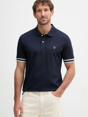 Guess polo męskie bawełniane z elastanem LYLE