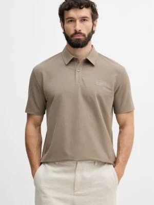 Guess polo męskie z modalem beżowy