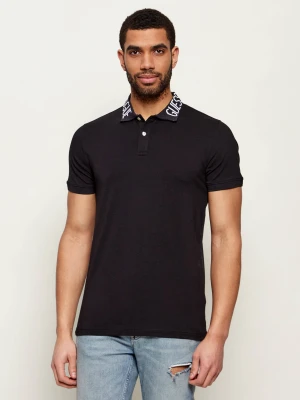 GUESS Polo NOLAN | Extra slim fit czarny
