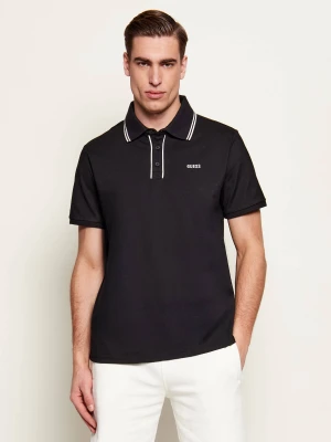 GUESS Polo Paul | Slim Fit czarny