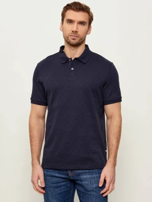 GUESS Polo | Regular Fit granatowy