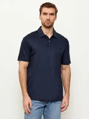 GUESS Polo | Regular Fit | z dodatkiem jedwabiu