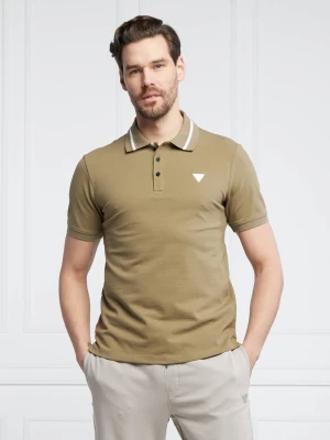 Zdjęcie produktu GUESS Polo | Slim Fit oliwkowy