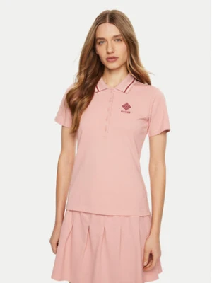 Guess Polo V5RP02 KCOK1 Beżowy Regular Fit