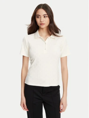Guess Polo V5YP01 KCX12 Kremowy Regular Fit