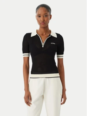 Guess Polo V6GR04 Z0725 Czarny Regular Fit
