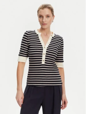 Guess Polo W5YP20 KCZ82 Granatowy Regular Fit