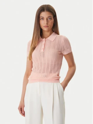 Guess Polo W6GR25 Z0672 Pomarańczowy Regular Fit