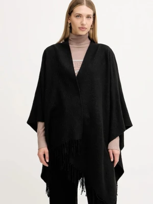 Guess poncho kolor czarny AW5421 POL03