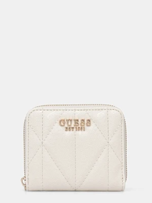 Guess portfel ALDINA damski kolor beżowy SWGG96 63137