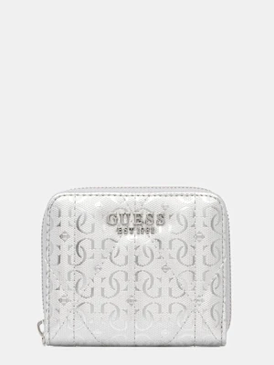 Guess portfel ALDINA damski kolor srebrny SWGY96 63137