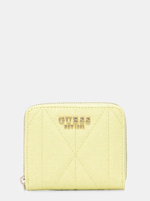 Guess portfel ALDINA damski kolor żółty SWGG96 63137