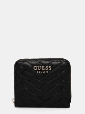 Guess portfel ANNING damski kolor czarny SWQG95 08137