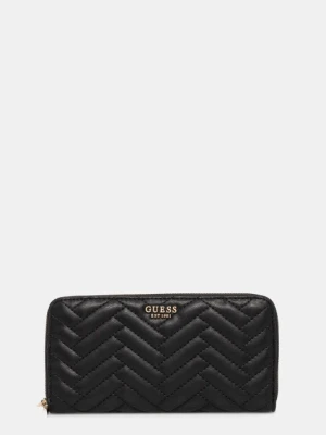Guess portfel ANNING damski kolor czarny SWQG95 08146