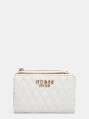 Guess portfel BETULA damski kolor biały SWGG96 26156