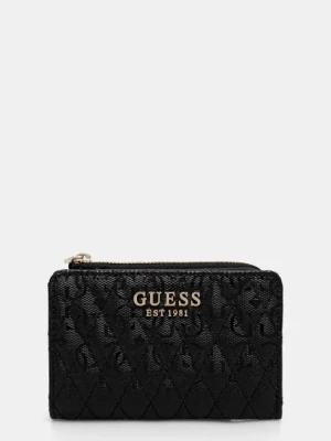 Guess portfel BETULA damski kolor czarny SWGG96 26156