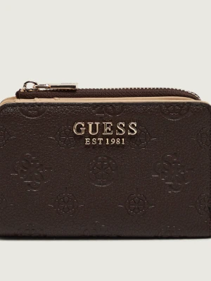 Guess Portfel Blake brązowy