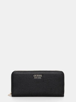 Guess portfel BRENTON damski kolor czarny SWPG96 48146
