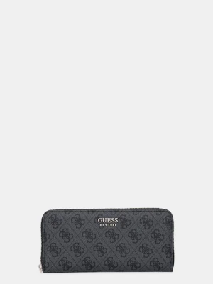 Guess portfel BRENTON damski kolor szary SWLG96 48146