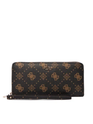 Guess Portfel Carrie Logo Slg SWGP98 98146 Brązowy