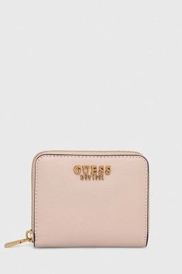 Guess portfel EMERA damski kolor beżowy SWVA92 21370