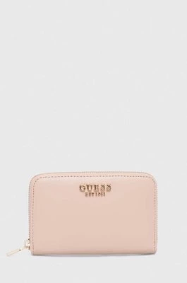 Guess portfel LAUREL damski kolor beżowy SWVG85 00400