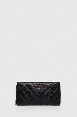 Guess portfel JANIA damski kolor czarny SWGA91 99630