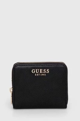 Guess portfel LAUREL damski kolor czarny SWZG85 00370