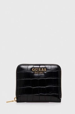 Guess portfel LAUREL damski kolor czarny SWCX85 00370