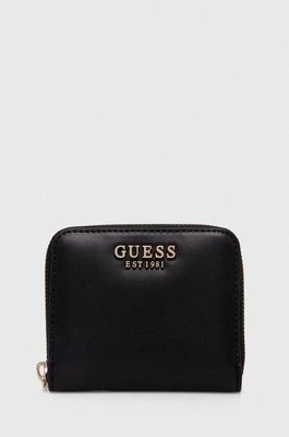 Guess portfel LAUREL damski kolor czarny SWVG85 00370