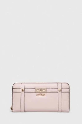 Guess portfel EMILEE damski kolor różowy SWBG88 62460