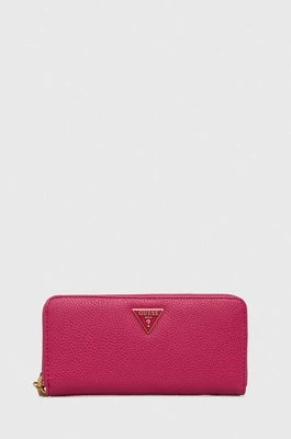 Guess portfel LARYN damski kolor różowy SWBA91 96460