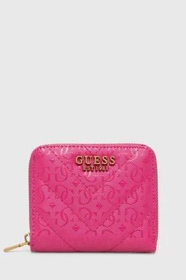 Guess portfel JANIA damski kolor różowy SWGA91 99370