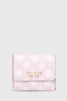 Guess portfel LAUREL damski kolor różowy SWPG85 00440