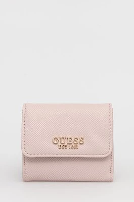 Guess portfel LAUREL damski kolor różowy SWZG85 00440