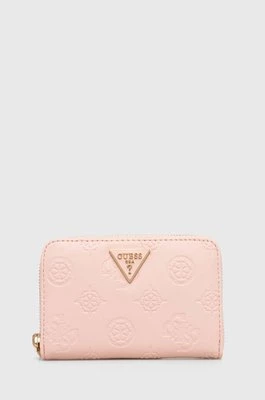 Guess portfel JENA damski kolor różowy SWPG92 20400