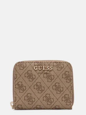 Guess portfel ECO ERICA damski kolor beżowy SWSG95 10137